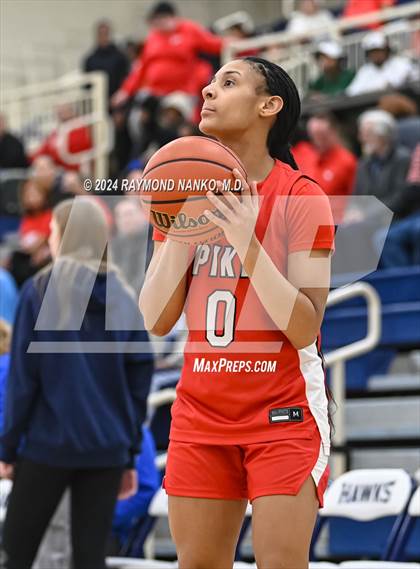 Thumbnail 3 in Pike vs Plainfield (IHSAA 4A  Decatur Central Regional Final)  photogallery.