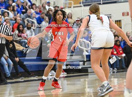 Thumbnail 1 in Pike vs Plainfield (IHSAA 4A  Decatur Central Regional Final)  photogallery.