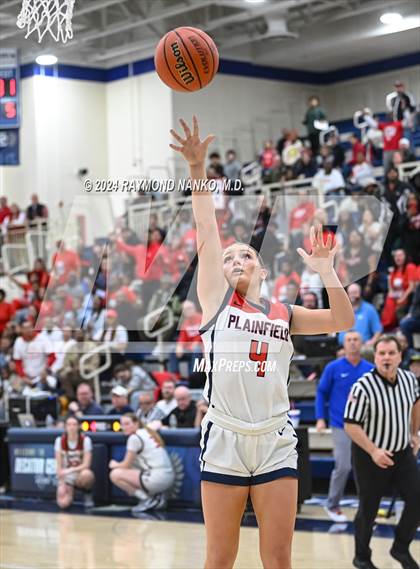 Thumbnail 3 in Pike vs Plainfield (IHSAA 4A  Decatur Central Regional Final)  photogallery.