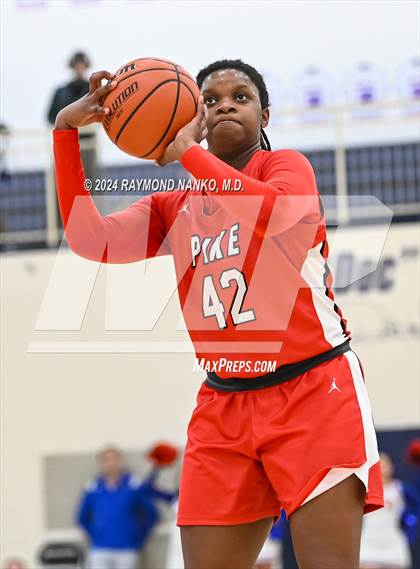 Thumbnail 3 in Pike vs Plainfield (IHSAA 4A  Decatur Central Regional Final)  photogallery.