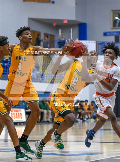 Thumbnail 1 in Southern Lee vs. Pine Forest (Cumberland County Schools Basketball Holiday Classic) photogallery.