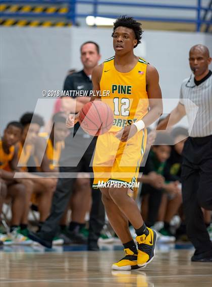 Thumbnail 3 in Southern Lee vs. Pine Forest (Cumberland County Schools Basketball Holiday Classic) photogallery.