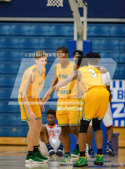 Thumbnail 1 in Southern Lee vs. Pine Forest (Cumberland County Schools Basketball Holiday Classic) photogallery.