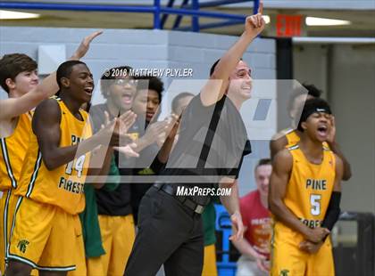 Thumbnail 3 in Southern Lee vs. Pine Forest (Cumberland County Schools Basketball Holiday Classic) photogallery.