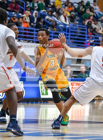 Thumbnail 1 in Southern Lee vs. Pine Forest (Cumberland County Schools Basketball Holiday Classic) photogallery.