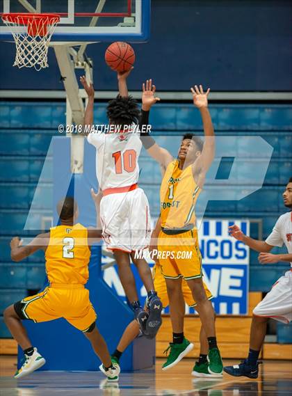 Thumbnail 3 in Southern Lee vs. Pine Forest (Cumberland County Schools Basketball Holiday Classic) photogallery.