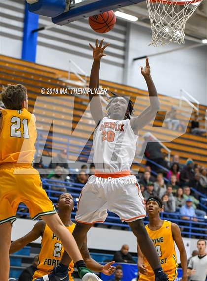 Thumbnail 1 in Southern Lee vs. Pine Forest (Cumberland County Schools Basketball Holiday Classic) photogallery.