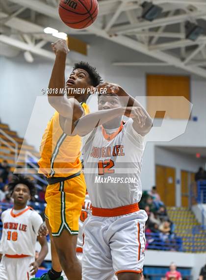 Thumbnail 1 in Southern Lee vs. Pine Forest (Cumberland County Schools Basketball Holiday Classic) photogallery.
