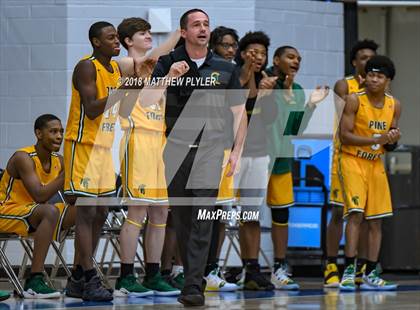 Thumbnail 1 in Southern Lee vs. Pine Forest (Cumberland County Schools Basketball Holiday Classic) photogallery.