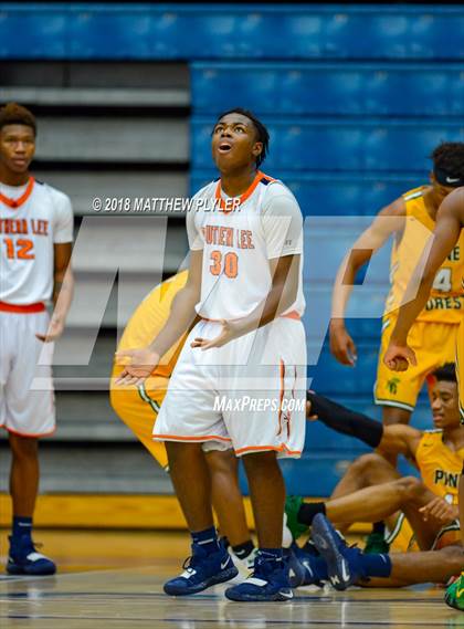 Thumbnail 1 in Southern Lee vs. Pine Forest (Cumberland County Schools Basketball Holiday Classic) photogallery.