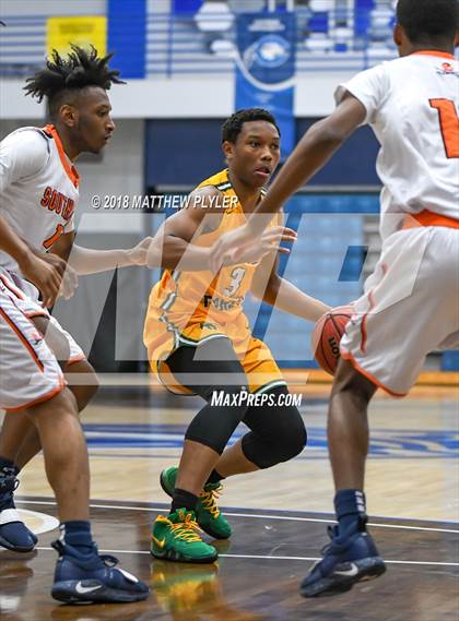 Thumbnail 3 in Southern Lee vs. Pine Forest (Cumberland County Schools Basketball Holiday Classic) photogallery.