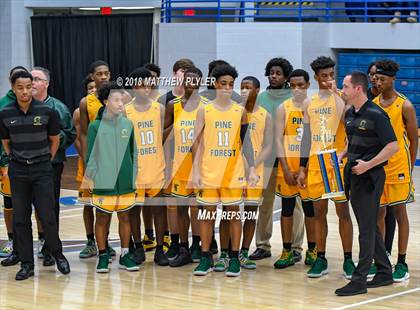 Thumbnail 3 in Southern Lee vs. Pine Forest (Cumberland County Schools Basketball Holiday Classic) photogallery.