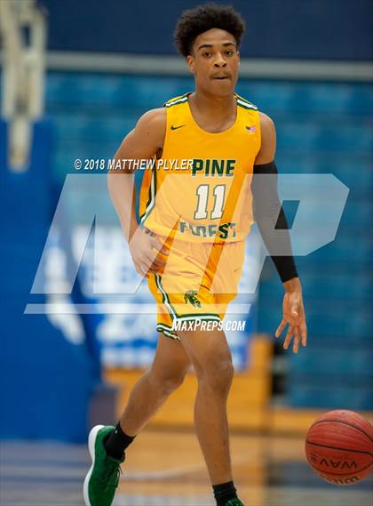 Thumbnail 1 in Southern Lee vs. Pine Forest (Cumberland County Schools Basketball Holiday Classic) photogallery.