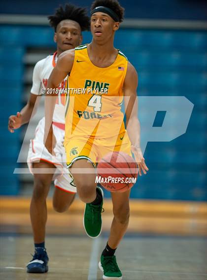 Thumbnail 3 in Southern Lee vs. Pine Forest (Cumberland County Schools Basketball Holiday Classic) photogallery.