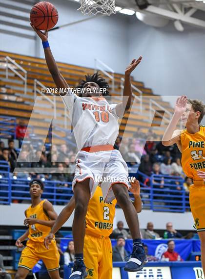 Thumbnail 3 in Southern Lee vs. Pine Forest (Cumberland County Schools Basketball Holiday Classic) photogallery.