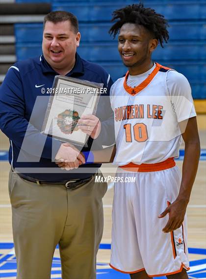 Thumbnail 1 in Southern Lee vs. Pine Forest (Cumberland County Schools Basketball Holiday Classic) photogallery.