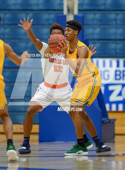 Thumbnail 2 in Southern Lee vs. Pine Forest (Cumberland County Schools Basketball Holiday Classic) photogallery.