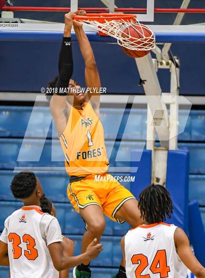 Thumbnail 3 in Southern Lee vs. Pine Forest (Cumberland County Schools Basketball Holiday Classic) photogallery.
