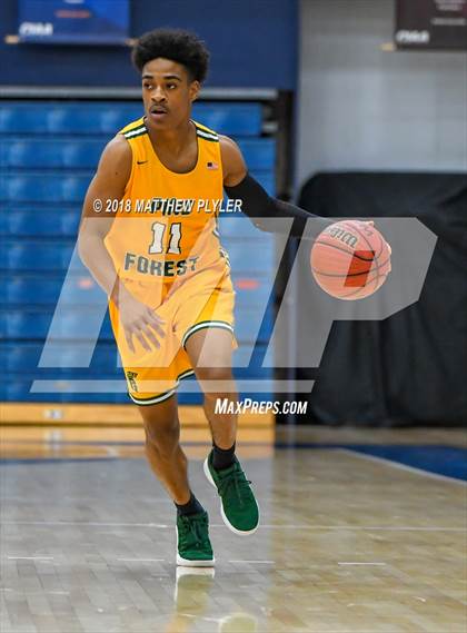 Thumbnail 1 in Southern Lee vs. Pine Forest (Cumberland County Schools Basketball Holiday Classic) photogallery.