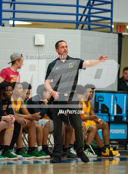 Thumbnail 1 in Southern Lee vs. Pine Forest (Cumberland County Schools Basketball Holiday Classic) photogallery.