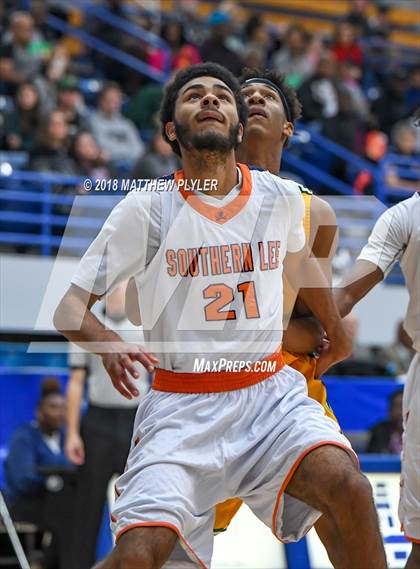 Thumbnail 1 in Southern Lee vs. Pine Forest (Cumberland County Schools Basketball Holiday Classic) photogallery.