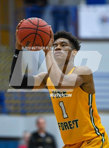 Thumbnail 1 in Southern Lee vs. Pine Forest (Cumberland County Schools Basketball Holiday Classic) photogallery.