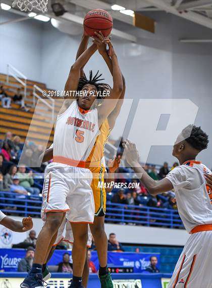Thumbnail 2 in Southern Lee vs. Pine Forest (Cumberland County Schools Basketball Holiday Classic) photogallery.