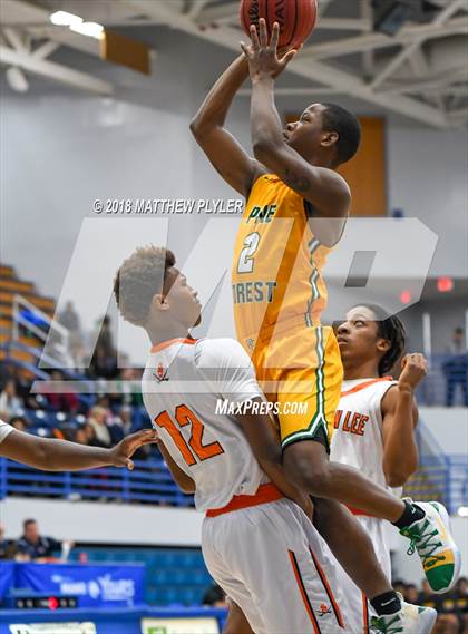 Thumbnail 3 in Southern Lee vs. Pine Forest (Cumberland County Schools Basketball Holiday Classic) photogallery.