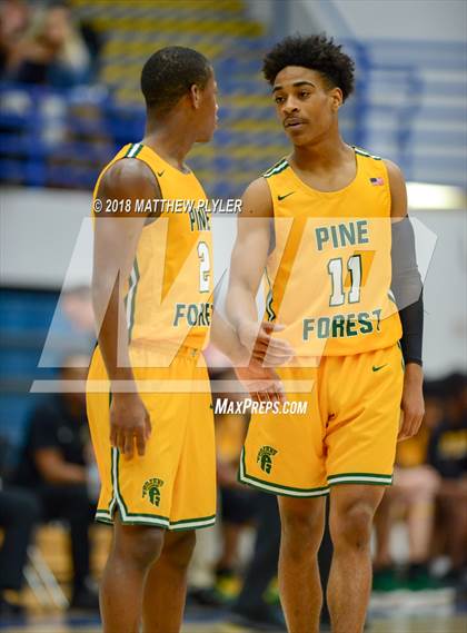 Thumbnail 3 in Southern Lee vs. Pine Forest (Cumberland County Schools Basketball Holiday Classic) photogallery.