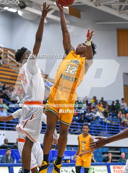 Thumbnail 2 in Southern Lee vs. Pine Forest (Cumberland County Schools Basketball Holiday Classic) photogallery.