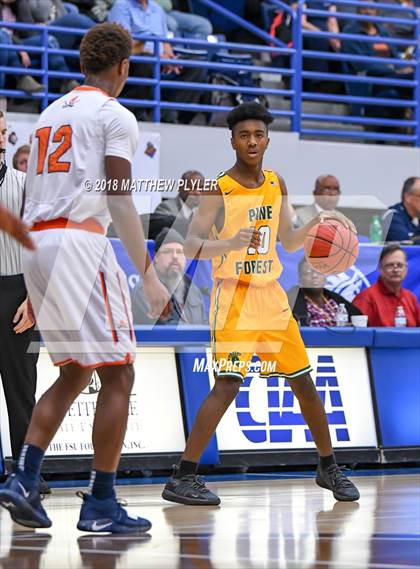 Thumbnail 3 in Southern Lee vs. Pine Forest (Cumberland County Schools Basketball Holiday Classic) photogallery.
