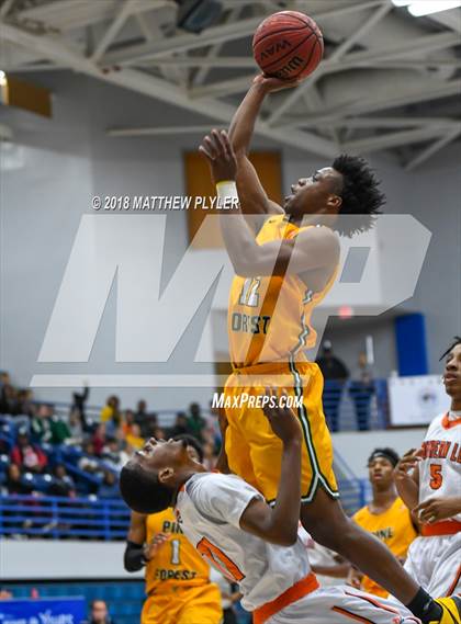 Thumbnail 2 in Southern Lee vs. Pine Forest (Cumberland County Schools Basketball Holiday Classic) photogallery.
