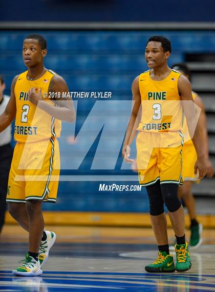 Thumbnail 2 in Southern Lee vs. Pine Forest (Cumberland County Schools Basketball Holiday Classic) photogallery.