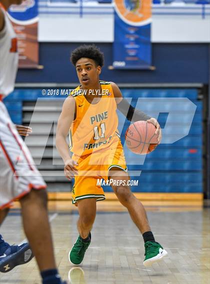 Thumbnail 1 in Southern Lee vs. Pine Forest (Cumberland County Schools Basketball Holiday Classic) photogallery.