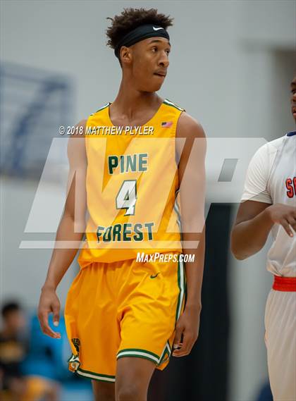 Thumbnail 2 in Southern Lee vs. Pine Forest (Cumberland County Schools Basketball Holiday Classic) photogallery.
