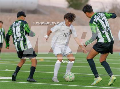 Thumbnail 2 in Doral Academy Red Rock vs Virgin Valley (NIAA 3A Southern Region Quarterfinal) photogallery.