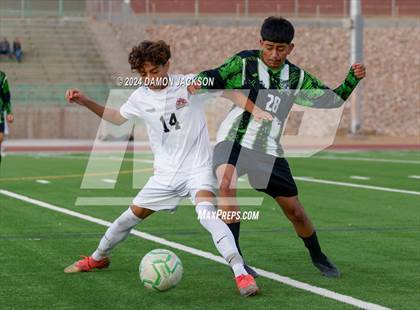 Thumbnail 1 in Doral Academy Red Rock vs Virgin Valley (NIAA 3A Southern Region Quarterfinal) photogallery.