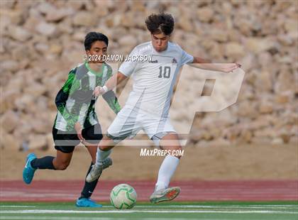 Thumbnail 1 in Doral Academy Red Rock vs Virgin Valley (NIAA 3A Southern Region Quarterfinal) photogallery.