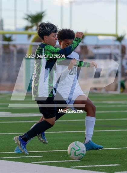 Thumbnail 2 in Doral Academy Red Rock vs Virgin Valley (NIAA 3A Southern Region Quarterfinal) photogallery.