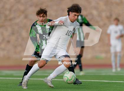 Thumbnail 2 in Doral Academy Red Rock vs Virgin Valley (NIAA 3A Southern Region Quarterfinal) photogallery.