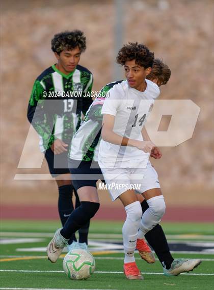 Thumbnail 3 in Doral Academy Red Rock vs Virgin Valley (NIAA 3A Southern Region Quarterfinal) photogallery.