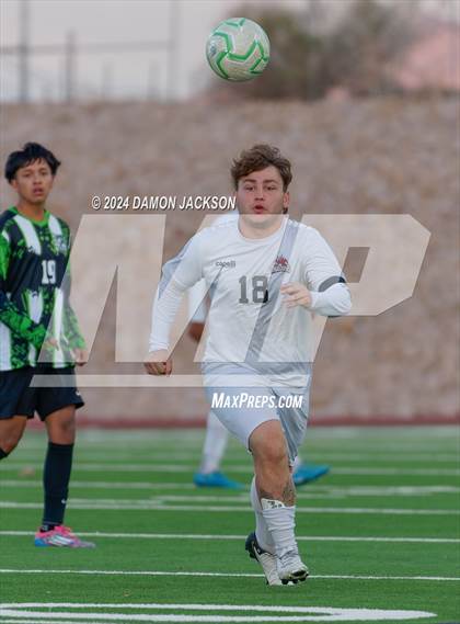Thumbnail 1 in Doral Academy Red Rock vs Virgin Valley (NIAA 3A Southern Region Quarterfinal) photogallery.