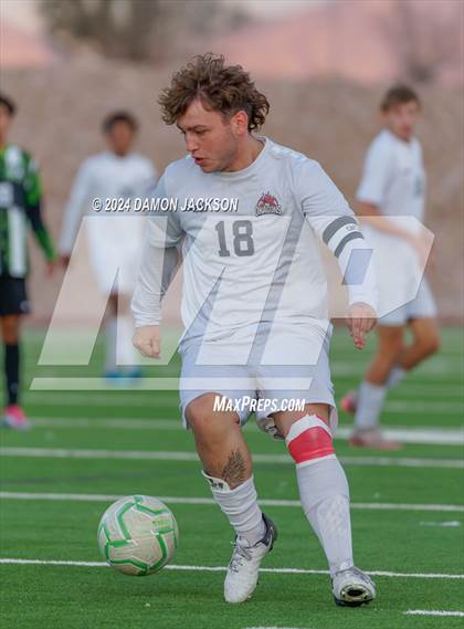 Thumbnail 1 in Doral Academy Red Rock vs Virgin Valley (NIAA 3A Southern Region Quarterfinal) photogallery.