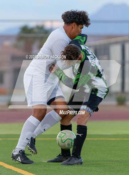 Thumbnail 2 in Doral Academy Red Rock vs Virgin Valley (NIAA 3A Southern Region Quarterfinal) photogallery.