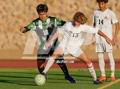 Thumbnail 2 in Doral Academy Red Rock vs Virgin Valley (NIAA 3A Southern Region Quarterfinal) photogallery.