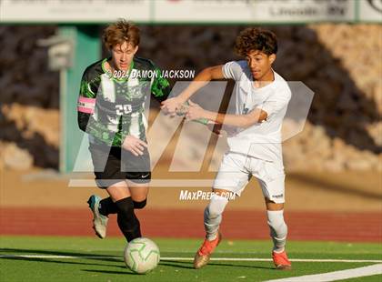 Thumbnail 3 in Doral Academy Red Rock vs Virgin Valley (NIAA 3A Southern Region Quarterfinal) photogallery.