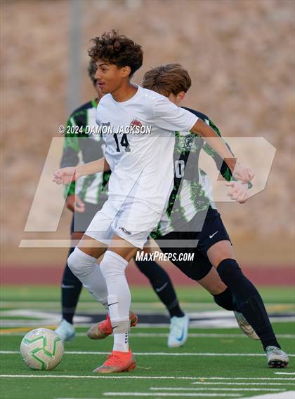 Thumbnail 1 in Doral Academy Red Rock vs Virgin Valley (NIAA 3A Southern Region Quarterfinal) photogallery.