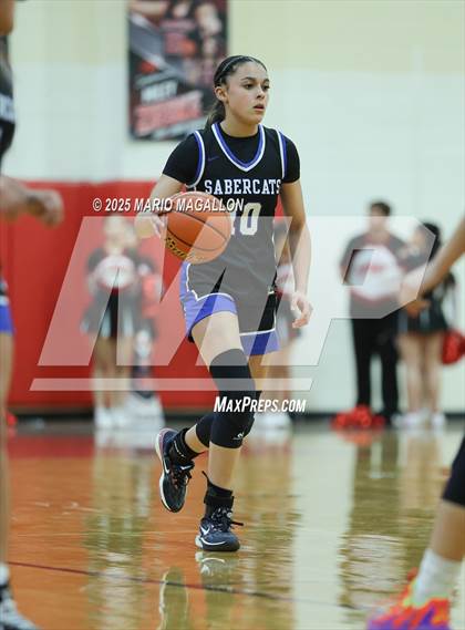 Thumbnail 2 in Vela @ Palmview (UIL Girls Basketball 5A D1 Area Playoff) photogallery.