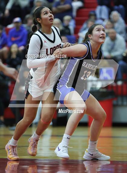 Thumbnail 2 in Vela @ Palmview (UIL Girls Basketball 5A D1 Area Playoff) photogallery.