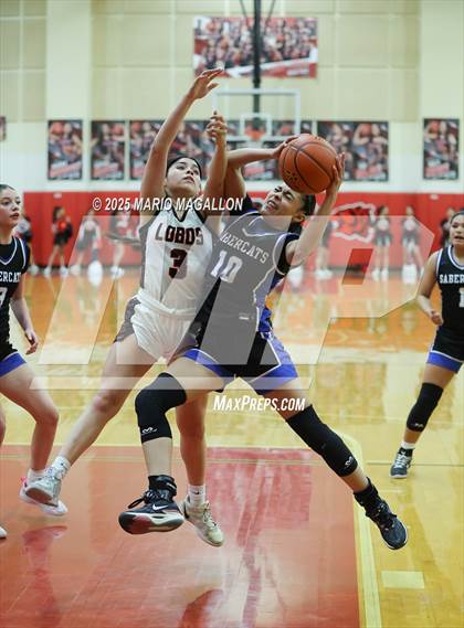 Thumbnail 3 in Vela @ Palmview (UIL Girls Basketball 5A D1 Area Playoff) photogallery.